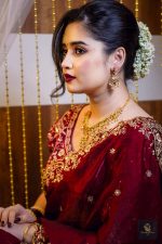 Maroon Saree