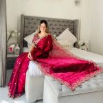 Maroon Saree